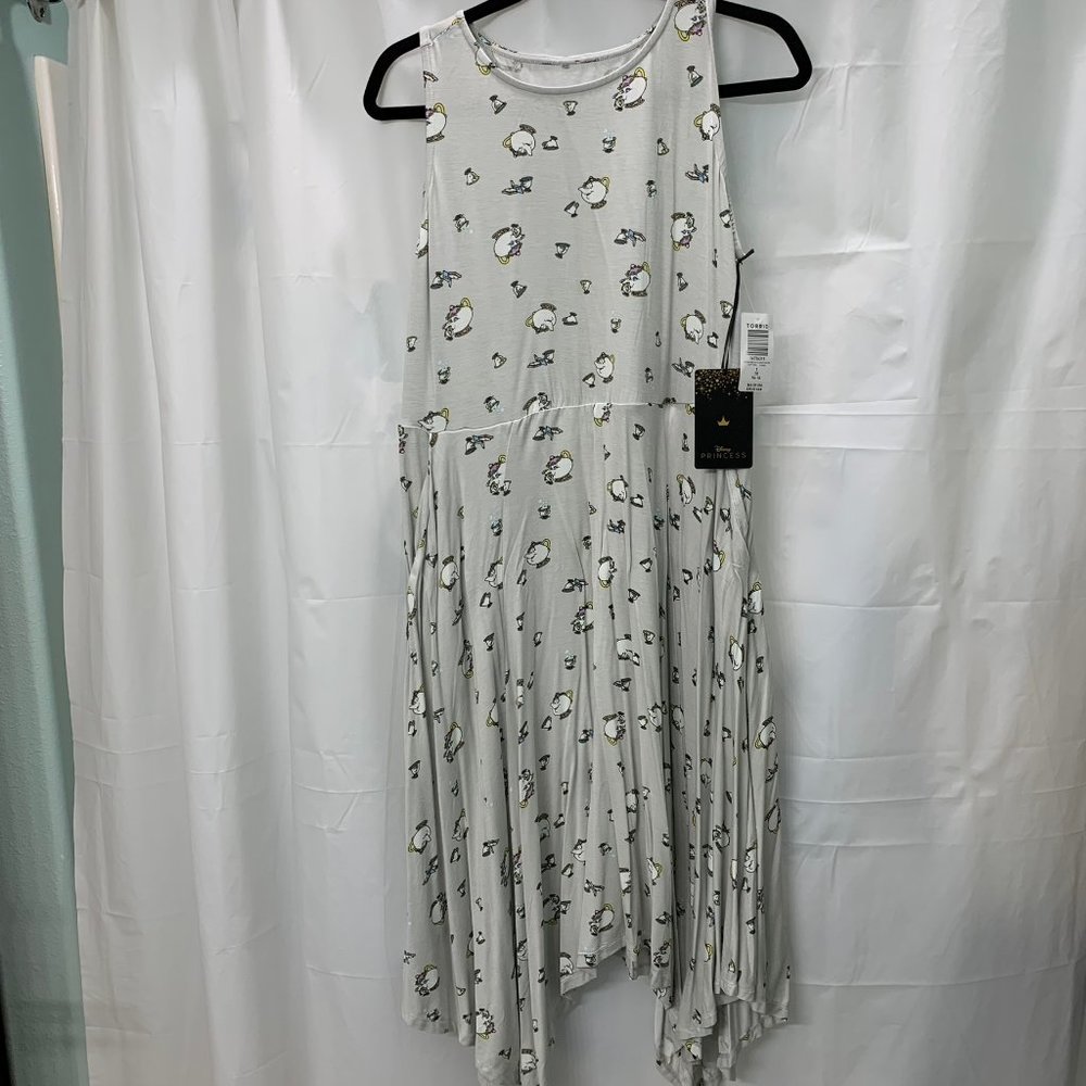 NWT Torrid Disney Beauty & The Beast A-line Dress